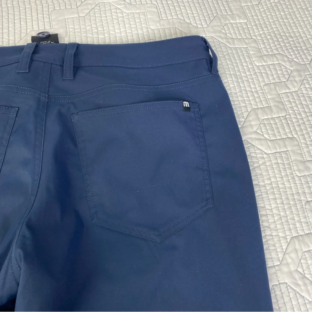 Travis Mathew Men's Navy Blue Chinos